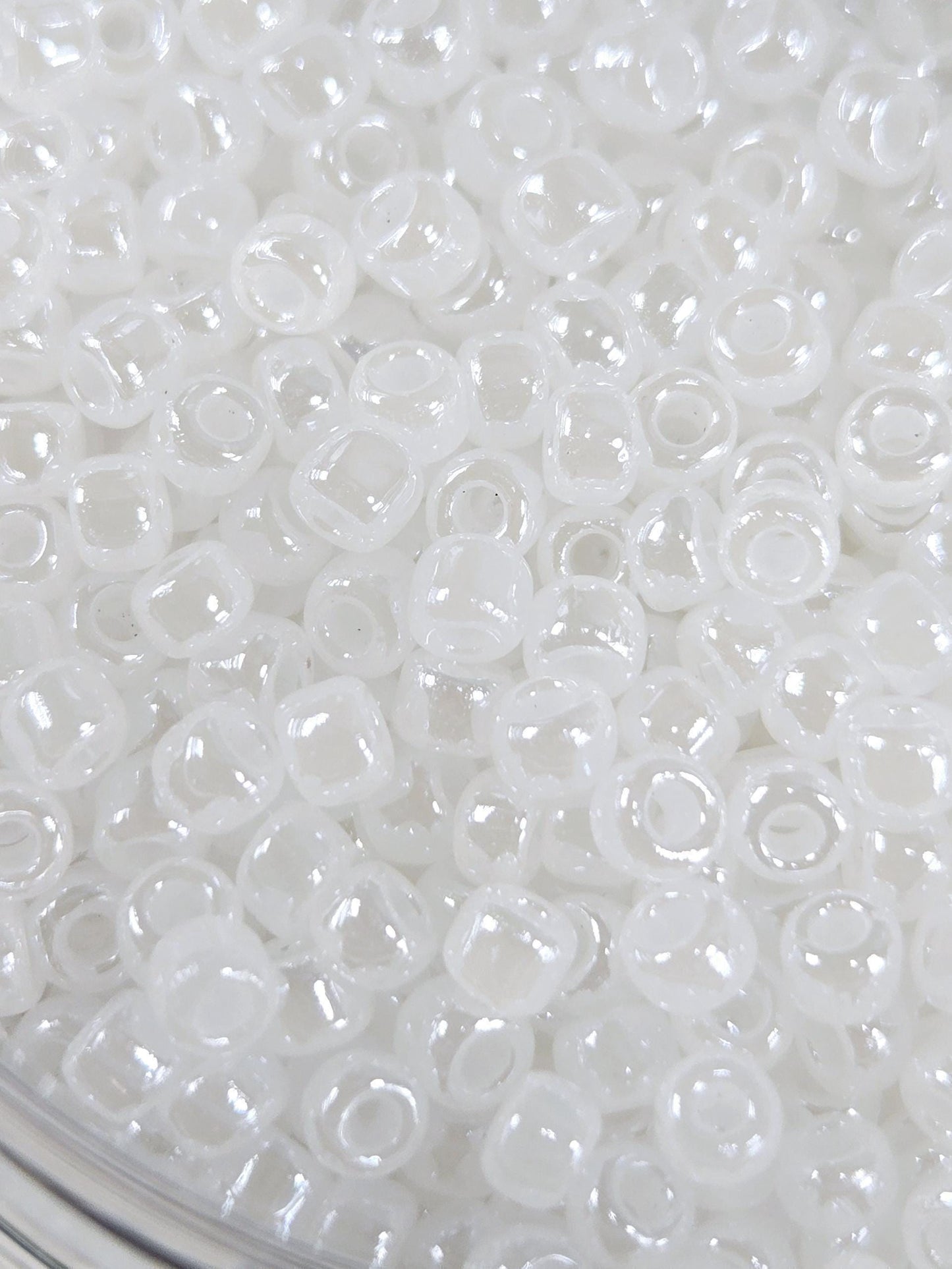 8230SB Opaque White  8/0 Round Japanese Seed Beads (15g pkg)
