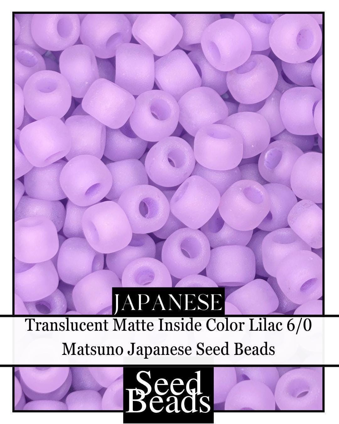 5416SB Translucent Matte Inside Color Lilac 6/0 (15g pkg)
