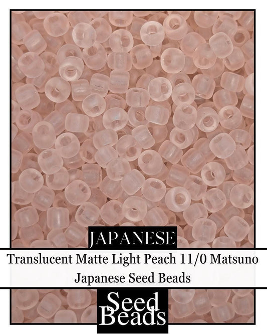4756SB Translucent Matte Light Peach 11/0 (15g pkg)