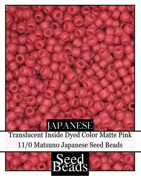 1946SB Translucent Inside Dyed Color Matte Pink 11/0 (15g pkg)
