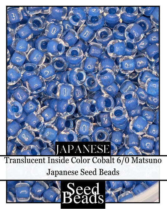 5353SB Translucent Inside Color Cobalt 6/0 (15g pkg)