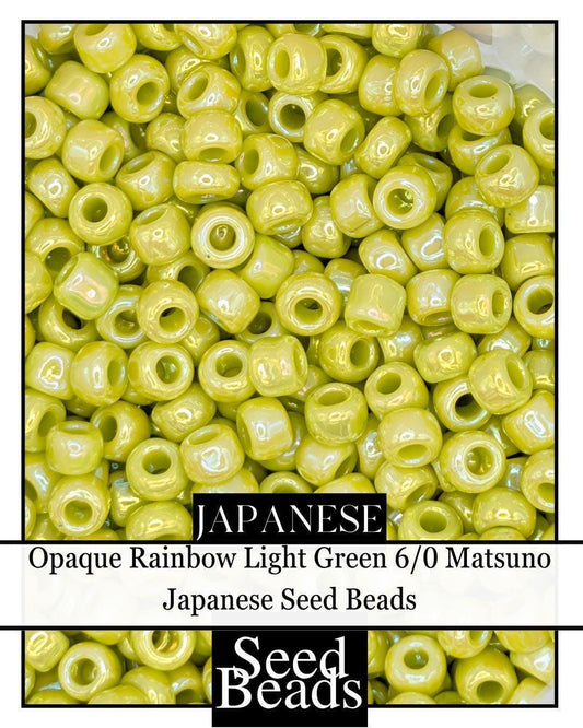 5911SB Opaque Rainbow Light Green 6/0 (15g pkg)