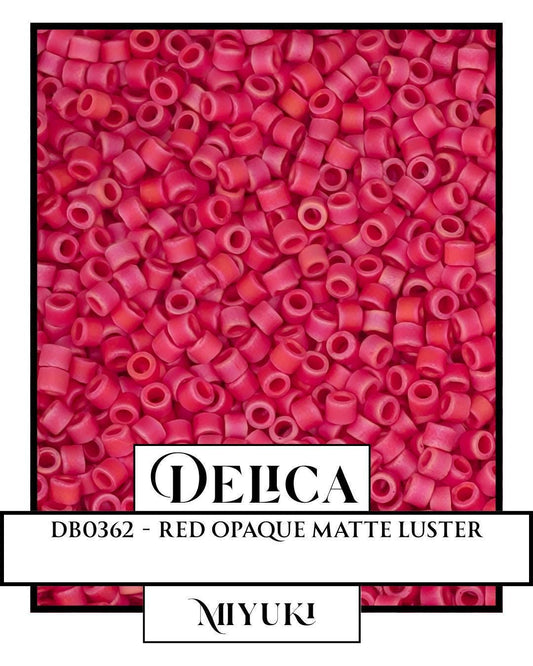 DB0362 - Red O/MA/L (7.5g pkg) | Bead Weaving | High Quality Uniform Beads