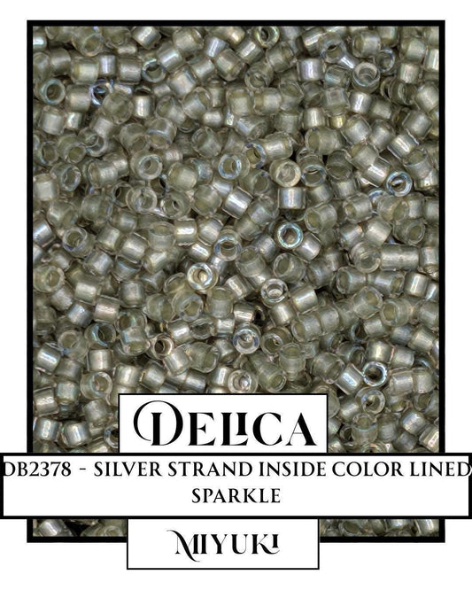 DB2378 - Silver Strand Inside Color Lined Sparkle