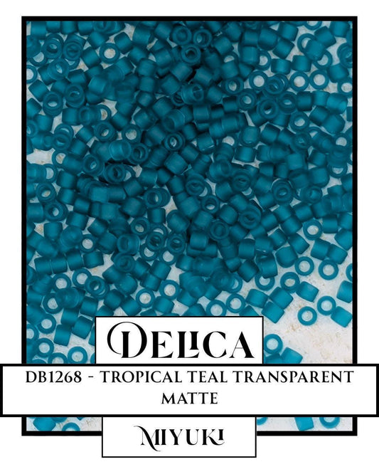 DB1268 - Tropical Teal T/MA (7.5g pkg) | Bead Weaving | High Quality Uniform Beads