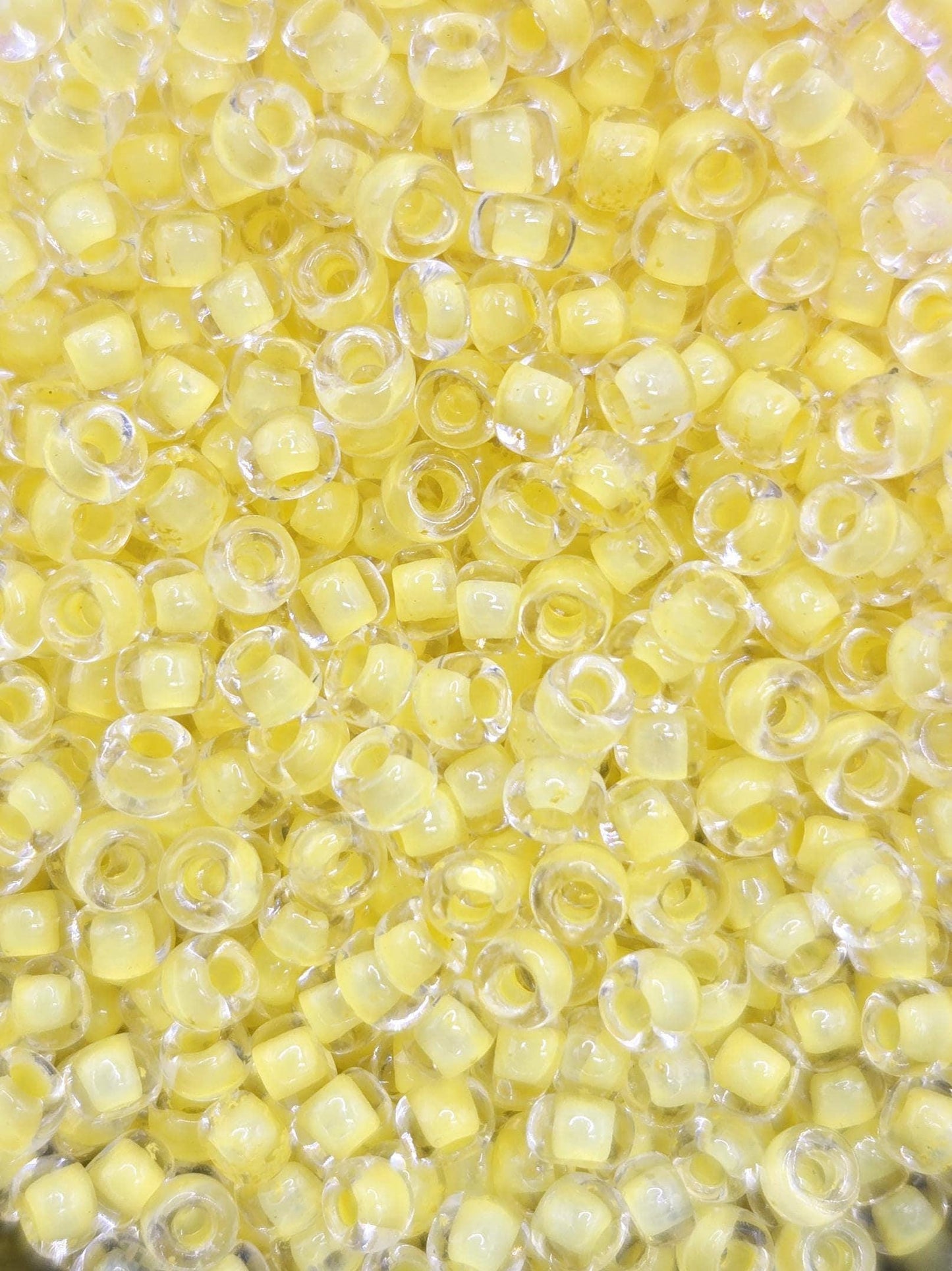 8288SB Translucent Inside Color Yellow  8/0 Round Japanese Seed Beads (15g pkg)