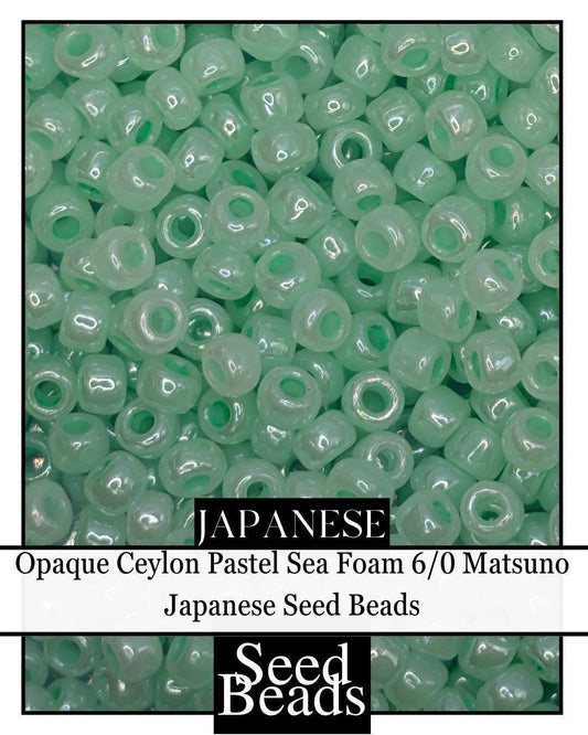 5074SB Opaque Ceylon Pastel Sea Foam 6/0 (15g pkg)