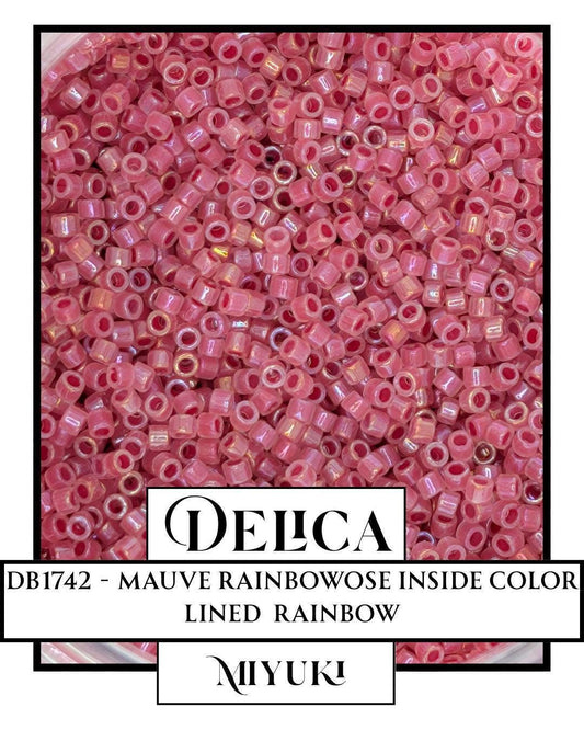 DB1742 - Mauve/Rose ICL/R (7.5g pkg) | Bead Weaving | High Quality Uniform Beads