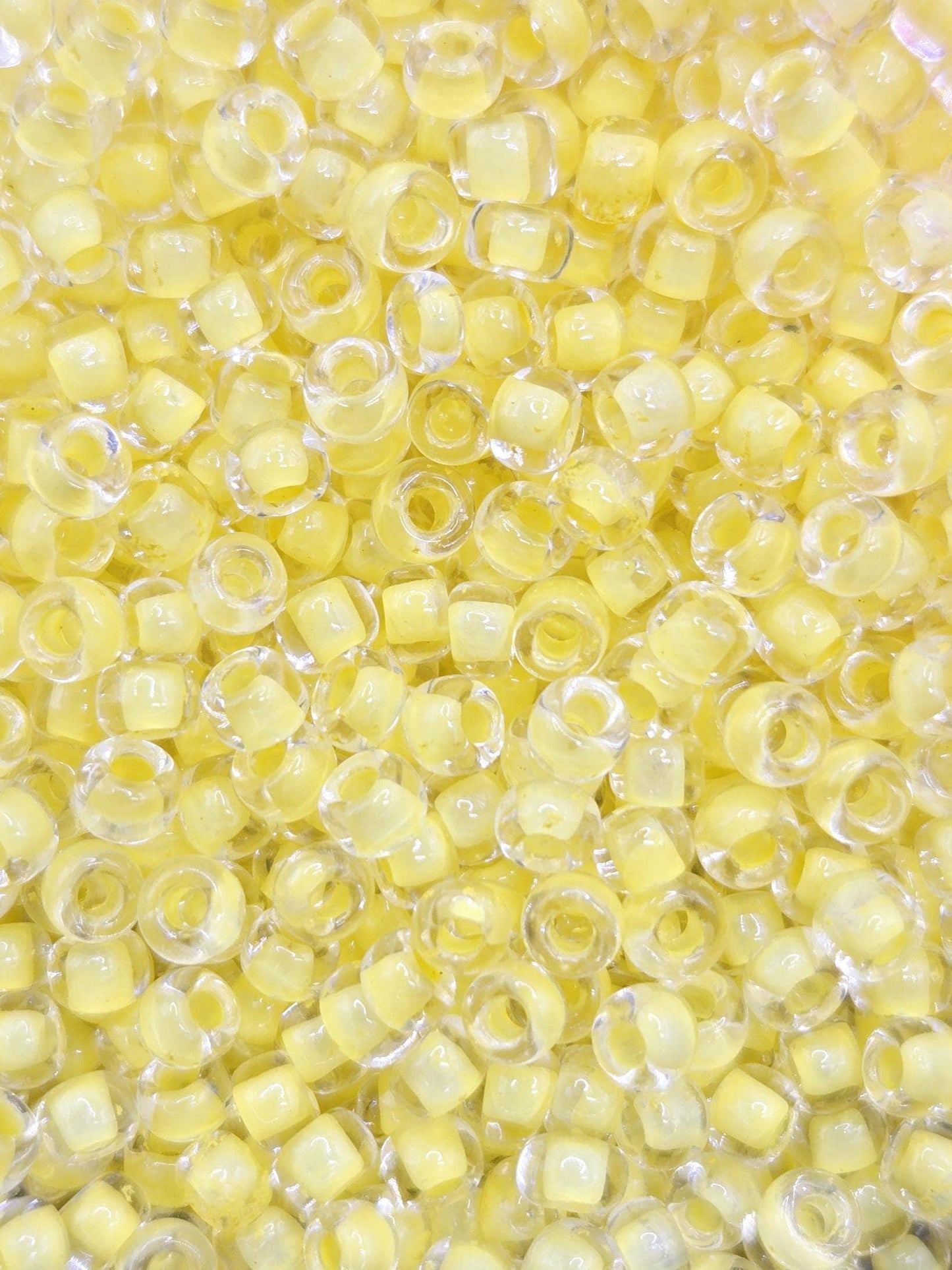 8288SB Translucent Inside Color Yellow  8/0 Round Japanese Seed Beads (15g pkg)