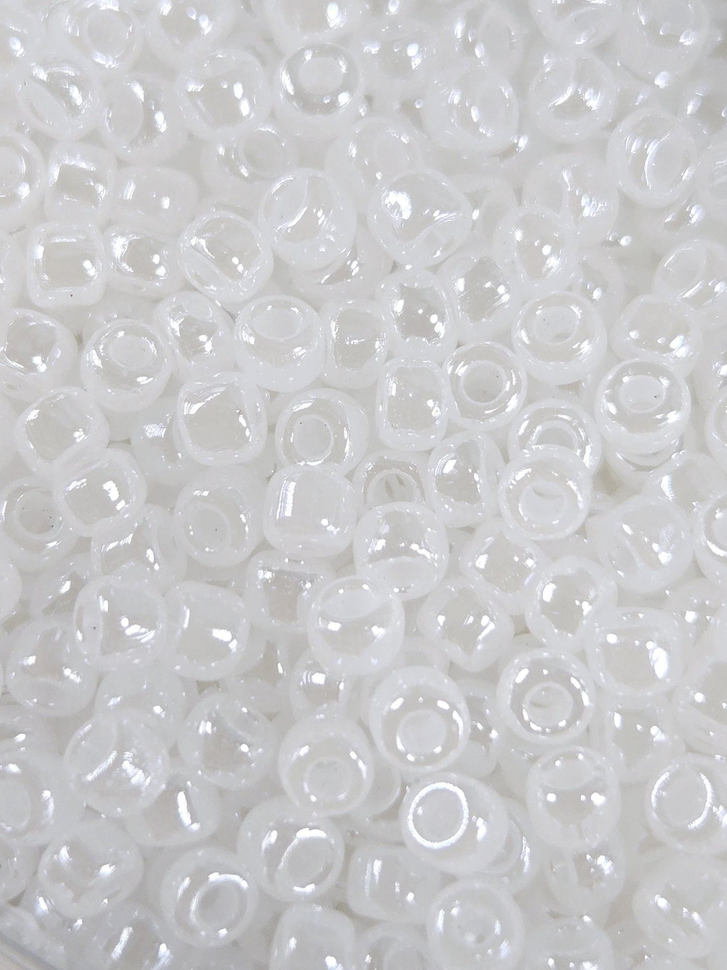 8230SB Opaque White  8/0 Round Japanese Seed Beads (15g pkg)