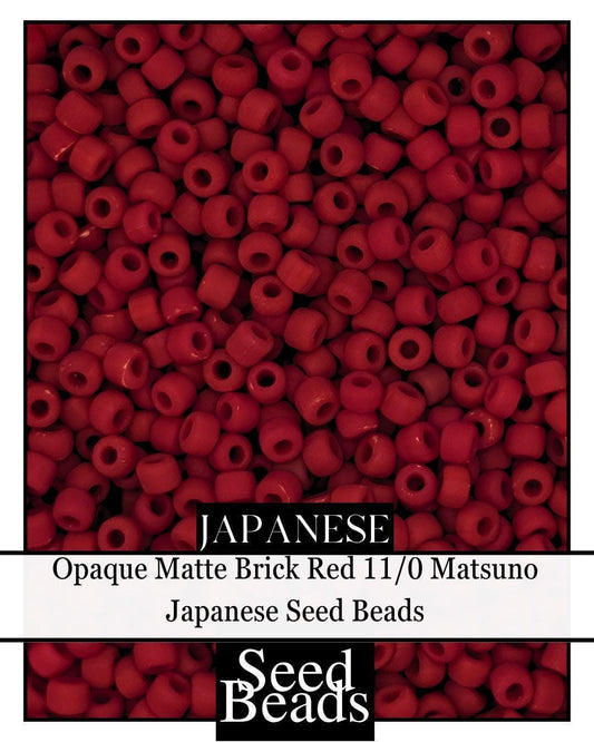 1983SB Opaque Matte Brick Red 11/0 (15g pkg)