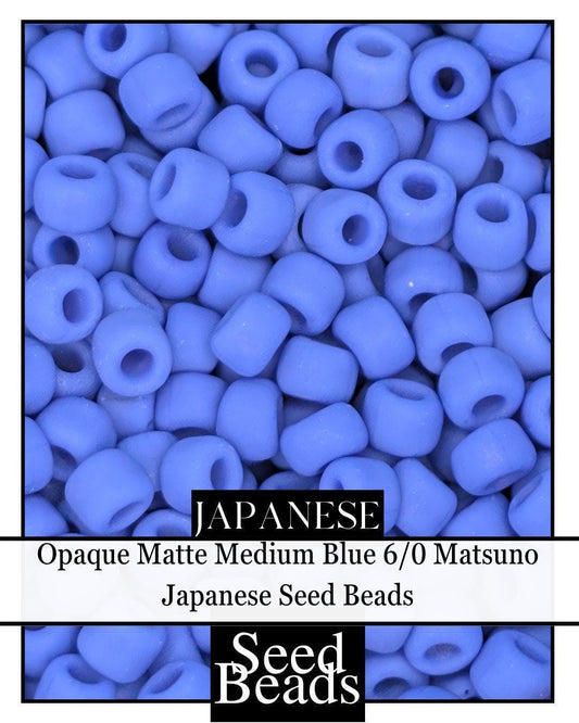 5248SB Opaque Matte Medium Blue 6/0 (15g pkg)