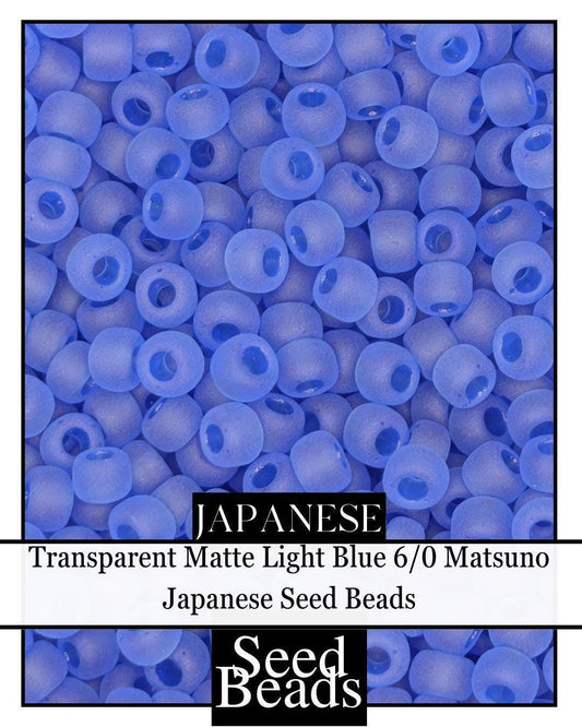 8334SB Transparent Cobalt Matte 8/0 (15g pkg)