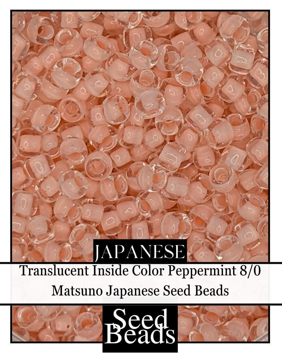 8302SB Translucent Inside Color Peppermint 8/0 (15g pkg)