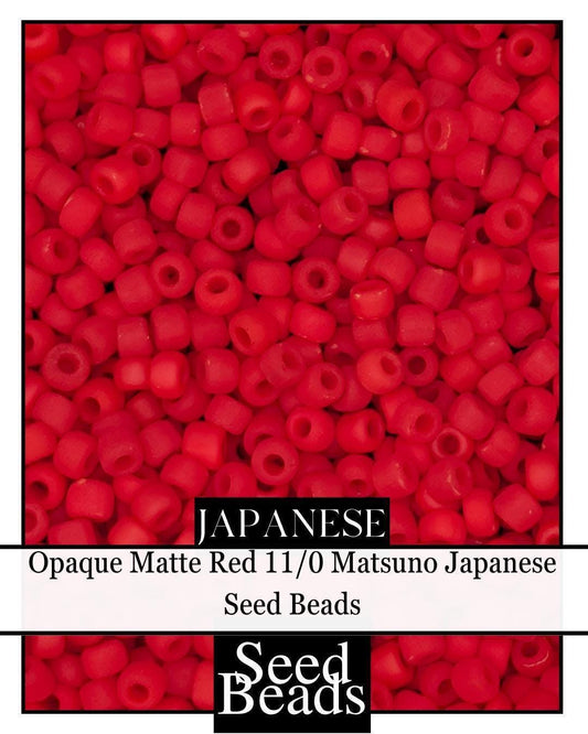1981SB Opaque Matte Red 11/0 (15g pkg)