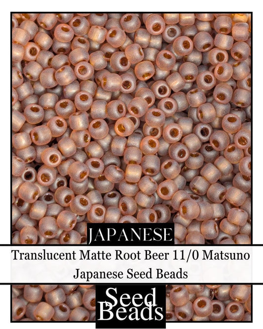 5611SB Transparent Matte Root Beer 6/0 (15g pkg)
