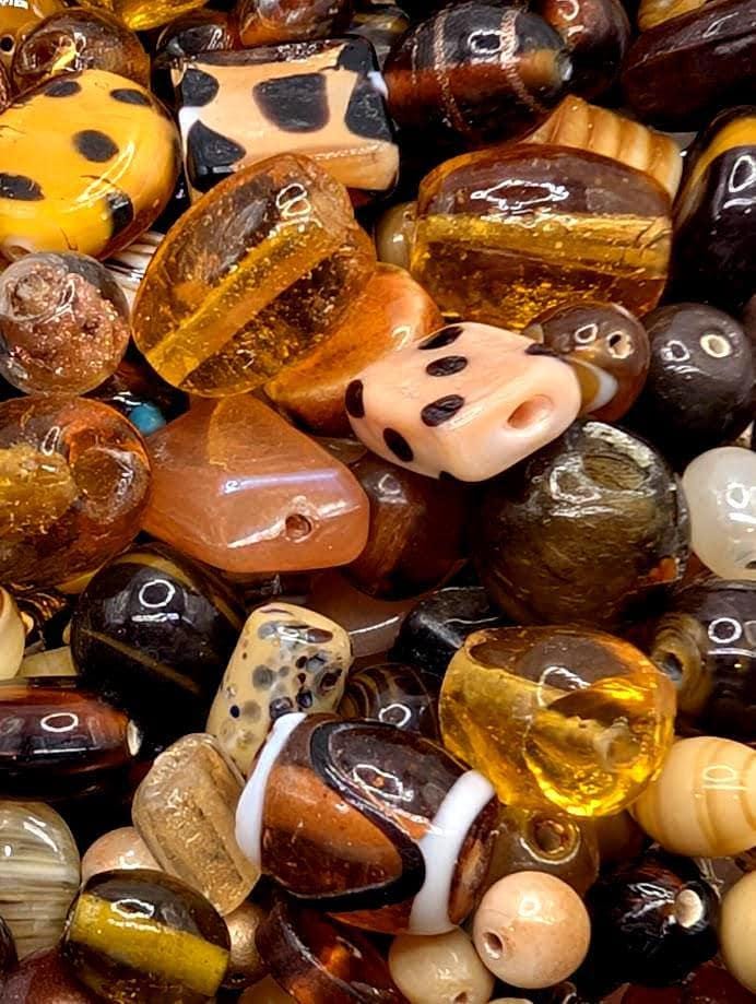 Bulk Handcrafted Lampwork Glass Beads for Jewelry Making: Vibrant Pink Artisan Creations in Bulk