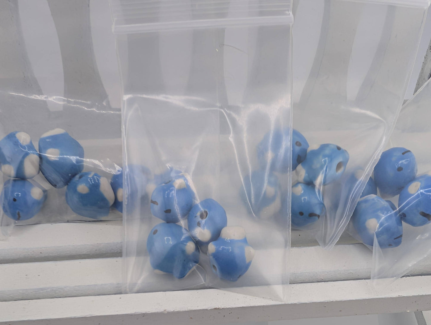 Blue Whale and Starfish Focal Beads: Ocean Jewelry Making (Set of 2)