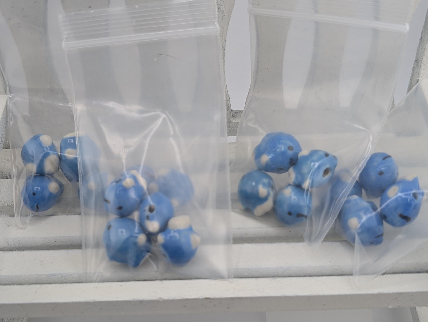 Blue Whale and Starfish Focal Beads: Ocean Jewelry Making (Set of 2)