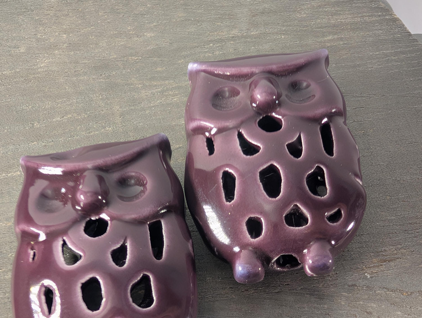 Ceramic Owl Focal Beads: Jewelry Making Charms (Set of 2)