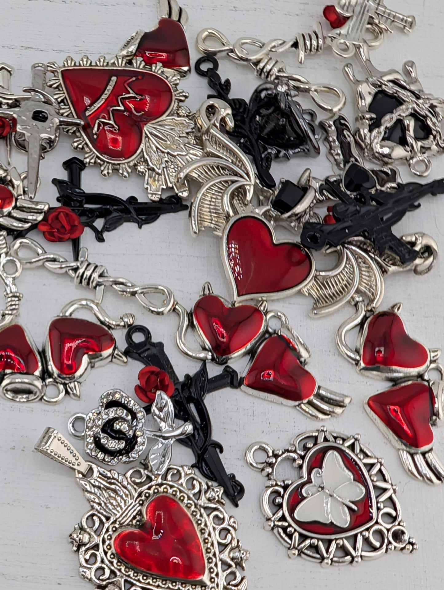 Glam Goth Halloween Charm Grab Bags 30g (10-14 charms)