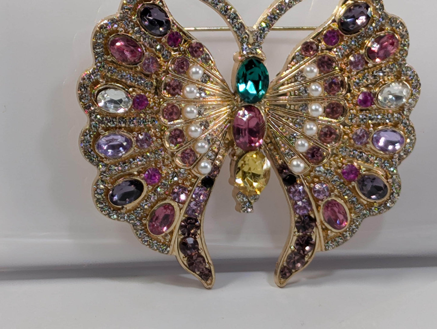 Pinks  Purples Gold  for DIY Bag Charm Pin Accessory or Pendant Brooch