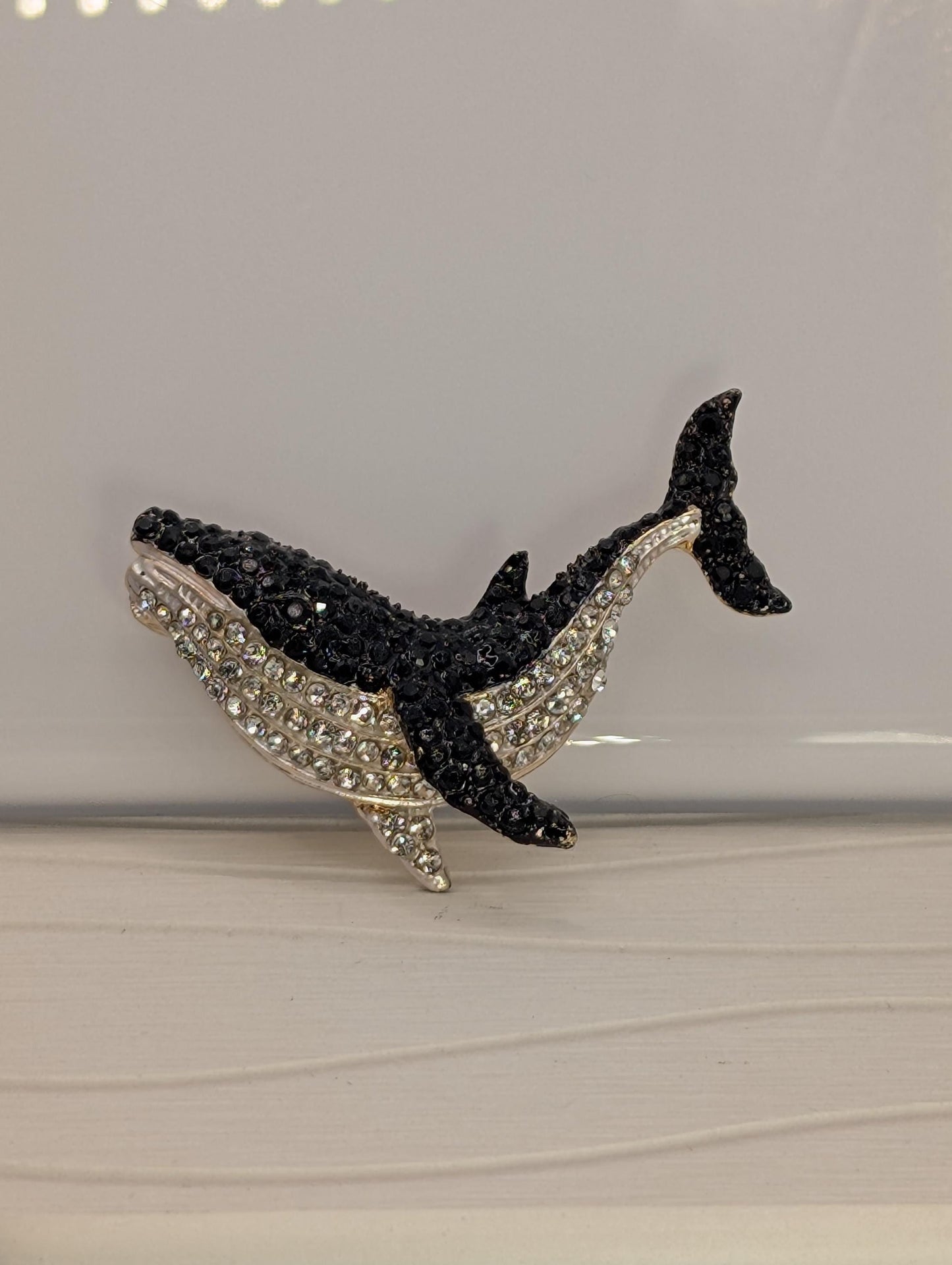 Orca  for DIY Bag Charm Pin Accessory or Pendant Brooch