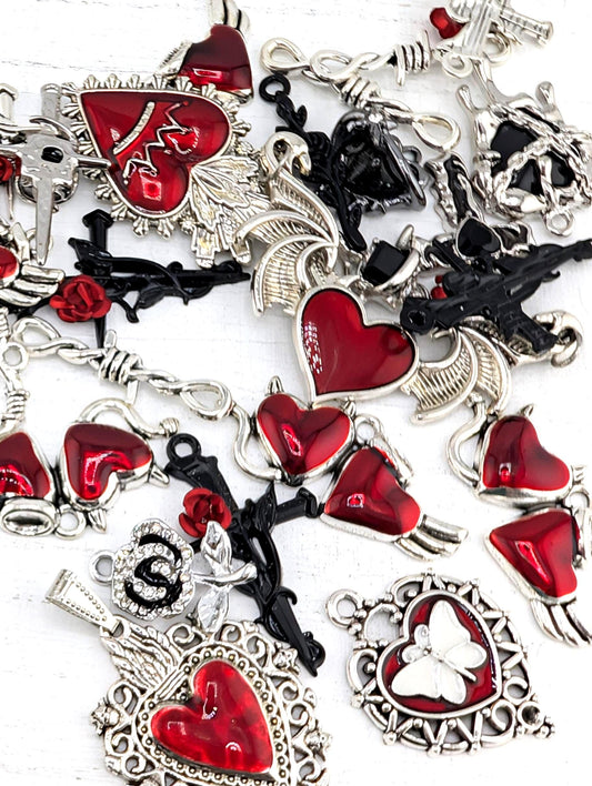 Glam Goth Halloween Charm Grab Bags 30g (10-14 charms)