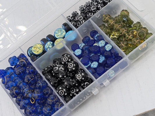 Assorted Czech Boho Style Beads  - Glass Beads For Jewelry Making