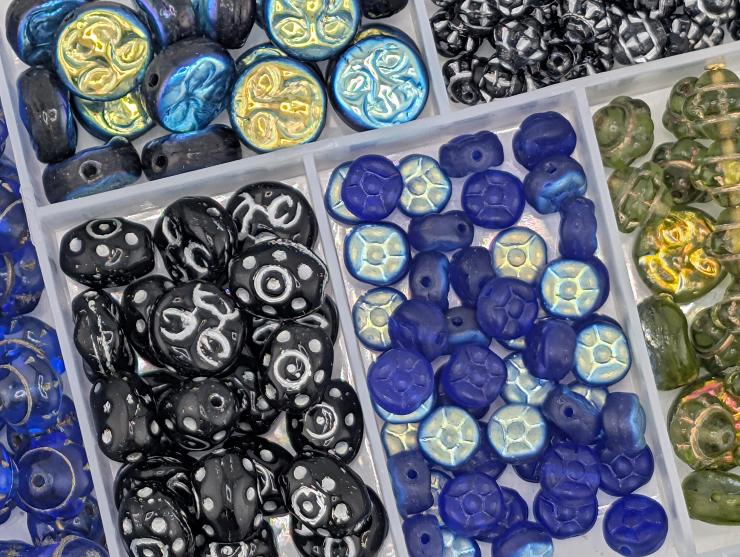 Assorted Czech Boho Style Beads  - Glass Beads For Jewelry Making