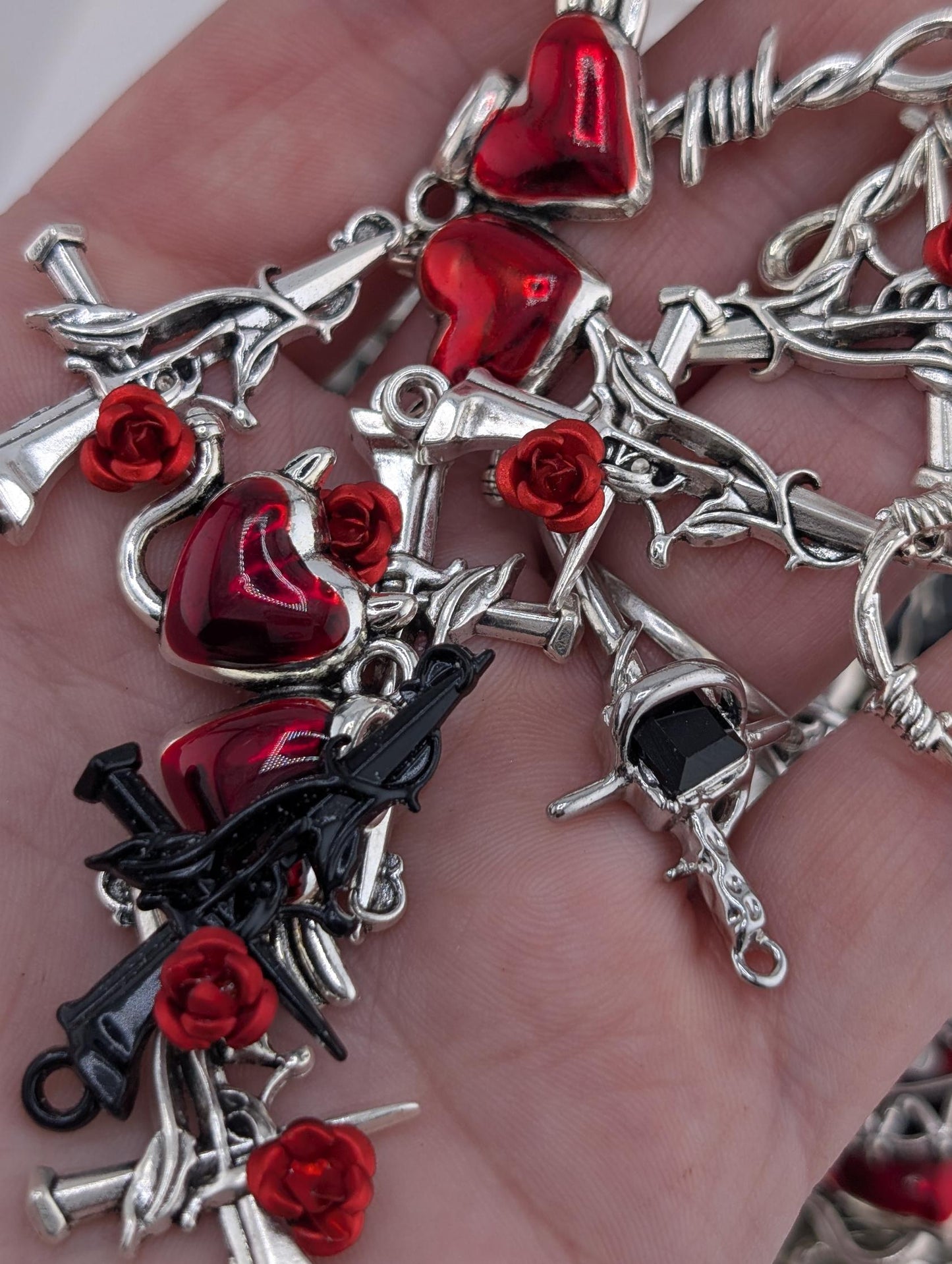 Glam Goth Halloween Charm Grab Bags 30g (10-14 charms)