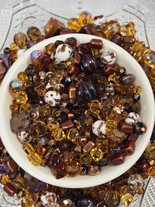 Learise Exclusive "Toffee Crunch" Glass Bead Soup Mix (30g Pkg)