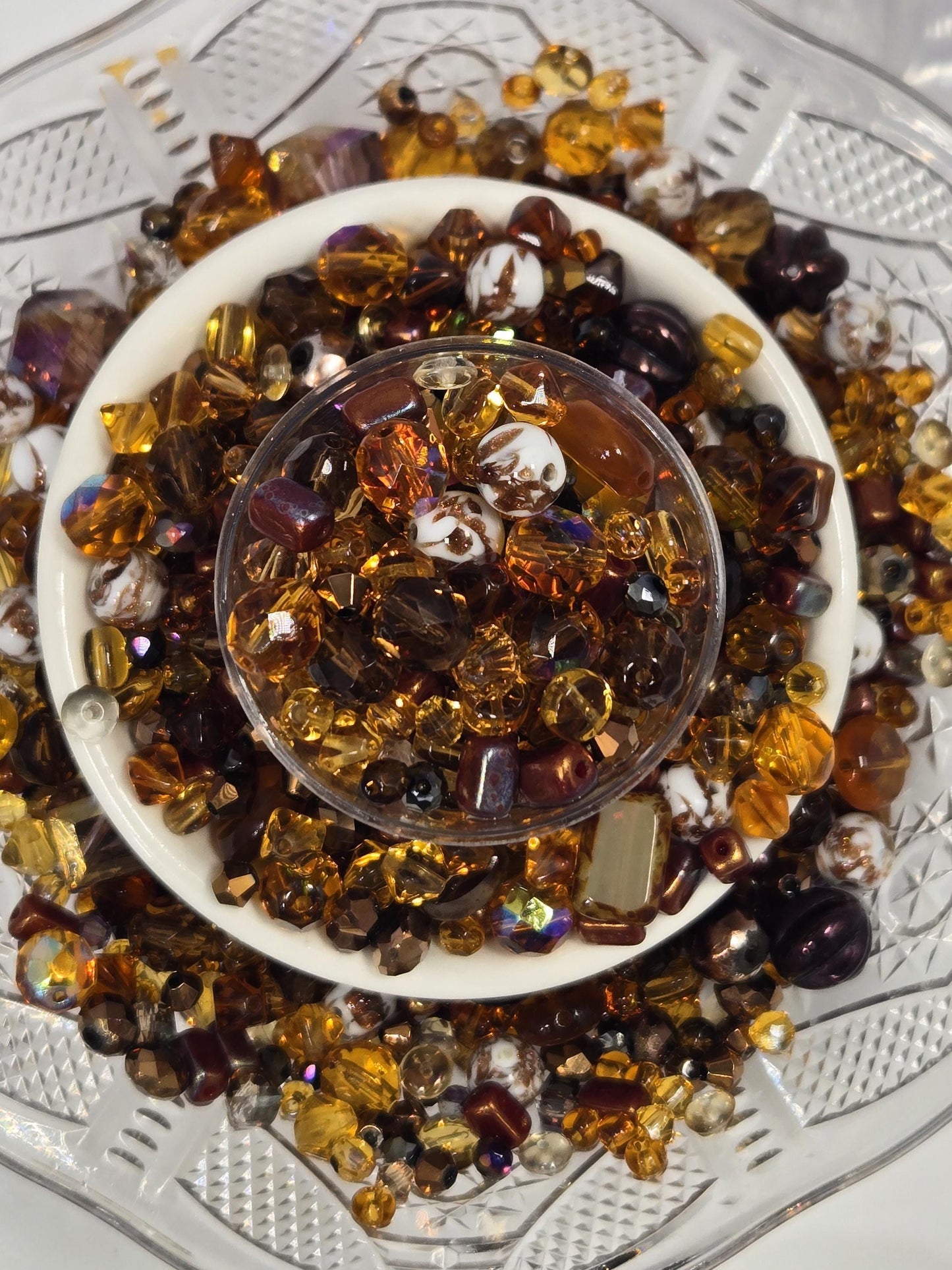 Learise Exclusive "Toffee Crunch" Glass Bead Soup Mix (30g Pkg)