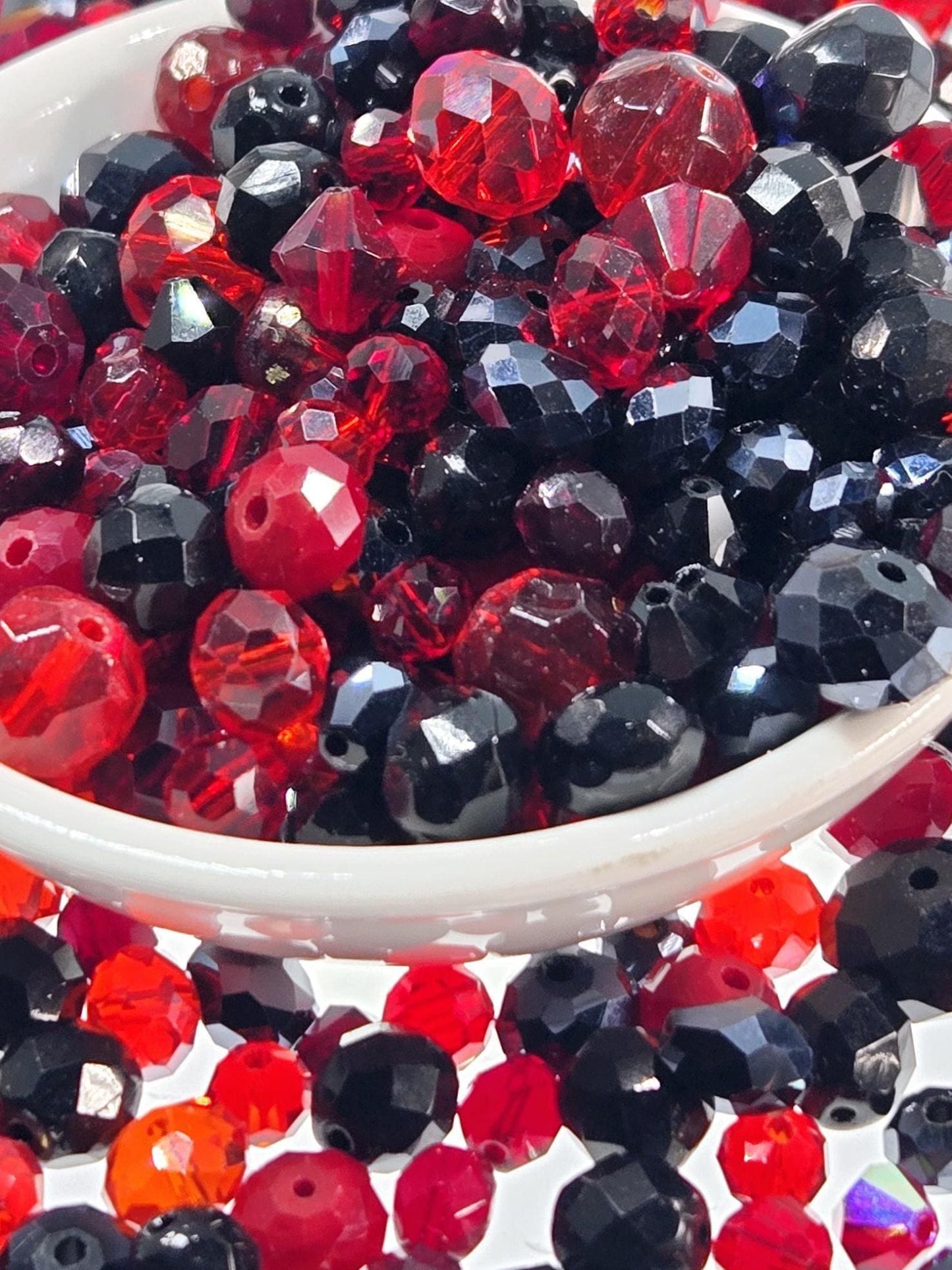 Learise Exclusive "Midnight Flame" Glass Bead Soup Mix (30g Pkg)