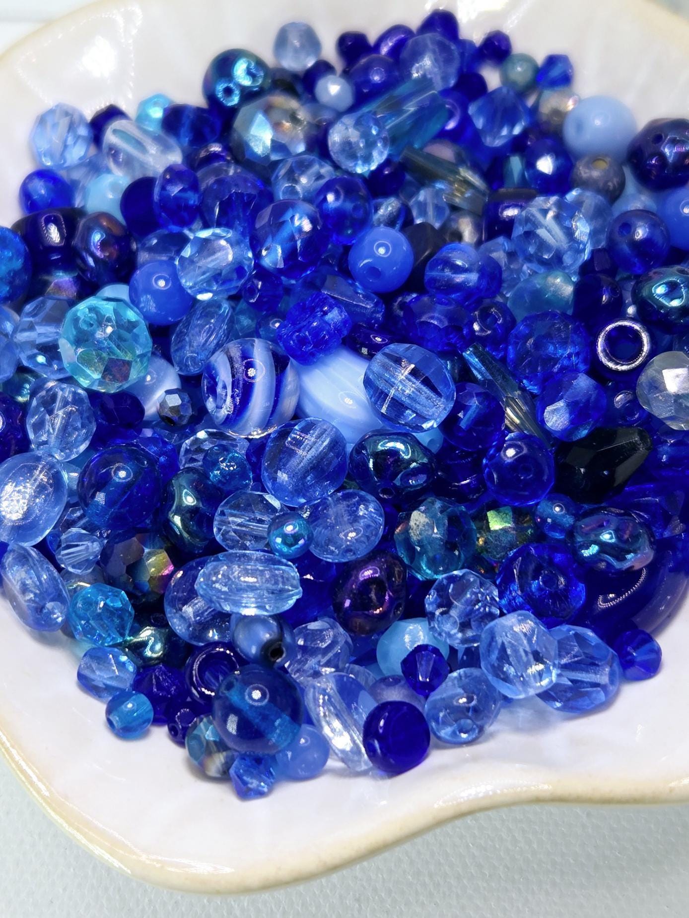 Learise Exclusive "Berry Blue" Glass Bead Soup Mix (30g Pkg)