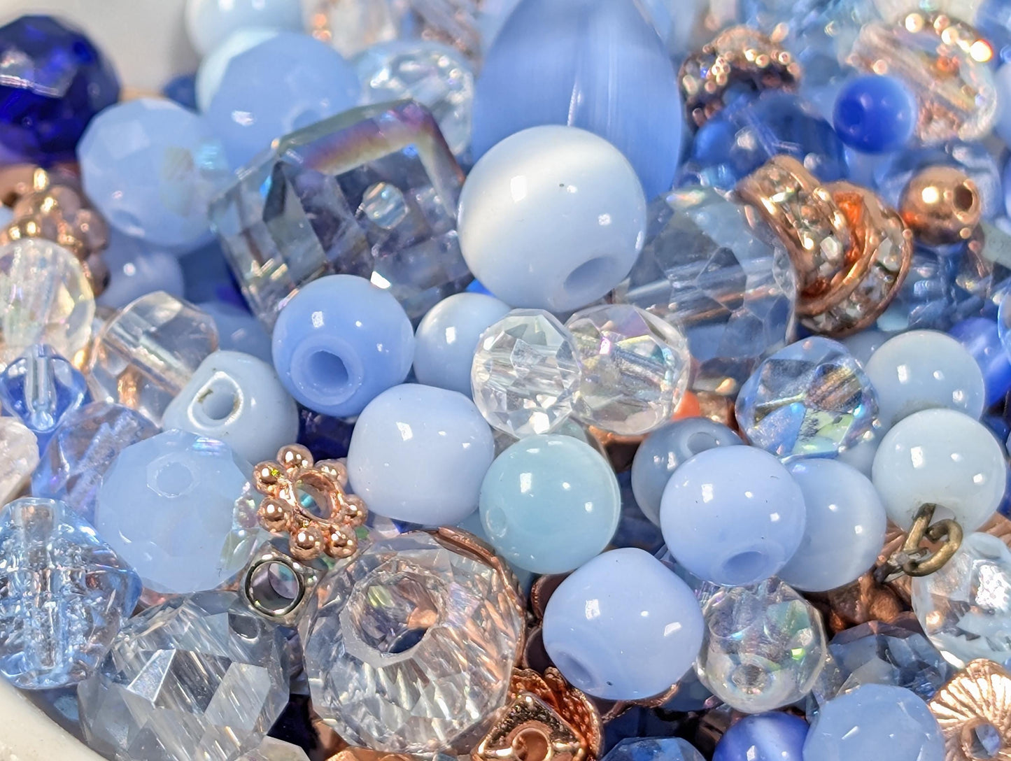 Learise Exclusive "Oxidized Ocean" Glass Bead Soup Mix (30g Pkg)
