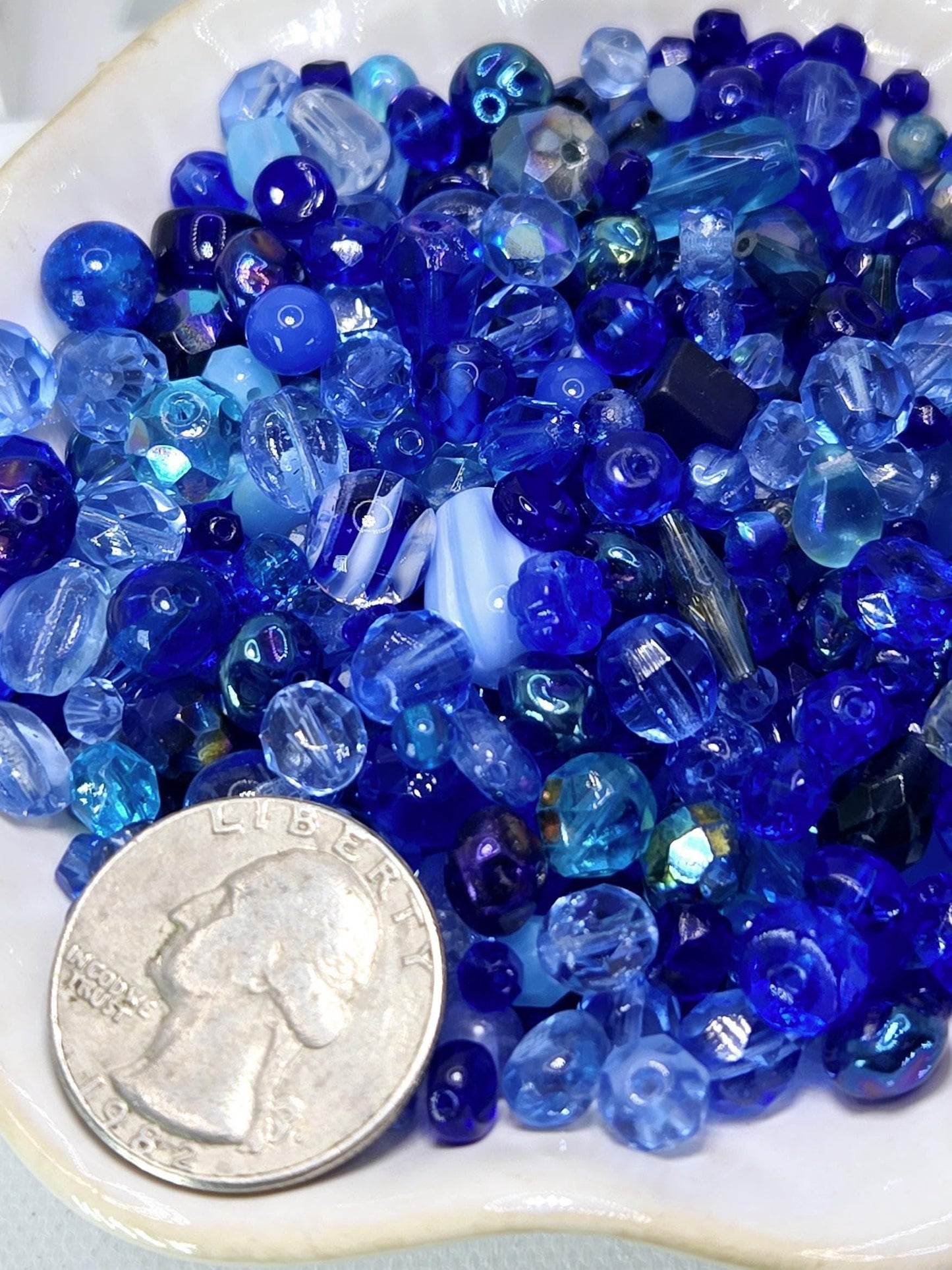 Learise Exclusive "Berry Blue" Glass Bead Soup Mix (30g Pkg)