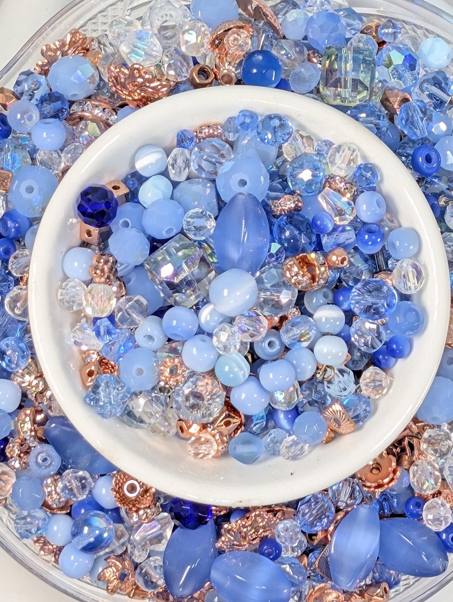 Learise Exclusive "Oxidized Ocean" Glass Bead Soup Mix (30g Pkg)
