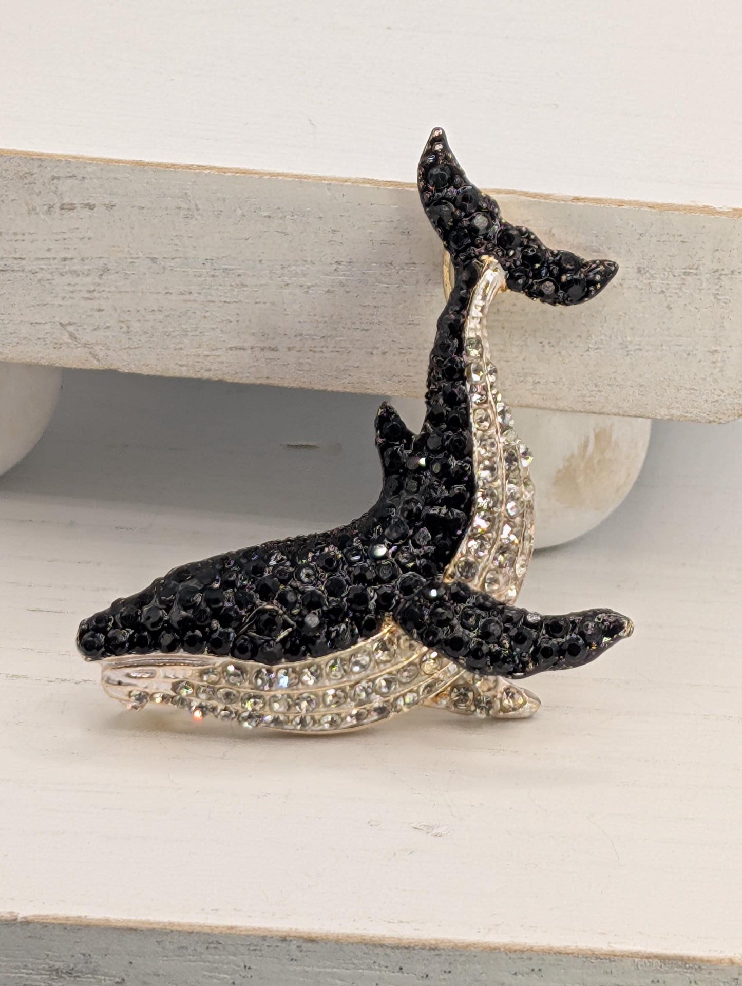 Orca  for DIY Bag Charm Pin Accessory or Pendant Brooch