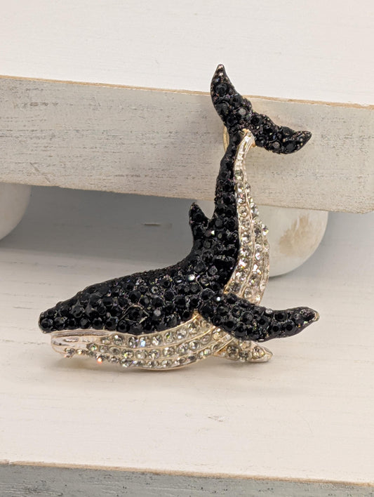 Orca  for DIY Bag Charm Pin Accessory or Pendant Brooch