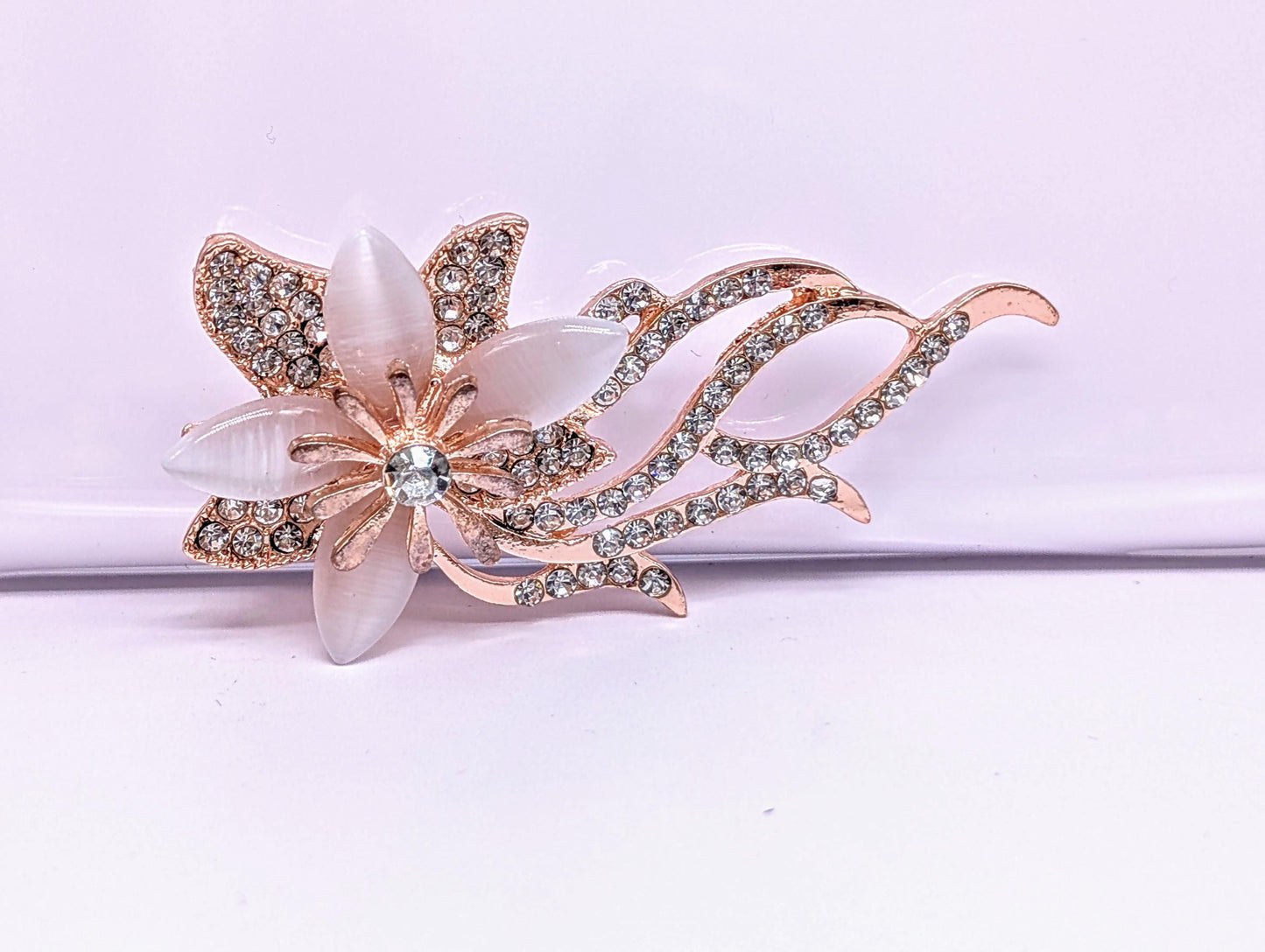 Rose Gold Daisy  Pin  DIY Bag Charm  Pendant Accessory Brooch