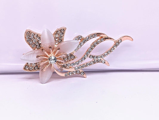 Rose Gold Daisy  Pin  DIY Bag Charm  Pendant Accessory Brooch