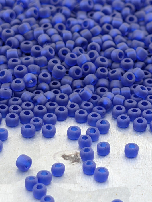 1908SB Translucent Frosted Cobalt 11/0 (15g pkg)