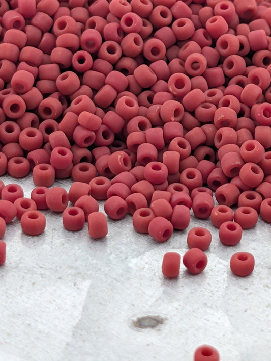 1983SB Opaque Matte Brick Red 11/0 (15g pkg)