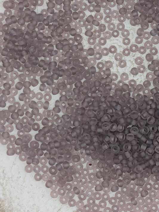 numerous small, round beads in various shades of gray, scattered across a surface.
