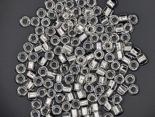 5701SB Transparent Silver Lined Clear  6/0 (15g Pkg)