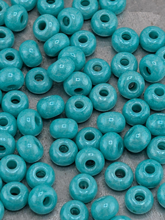 Opaque Terra Intensive Sea Green Luster Size 6/0 15g pkg