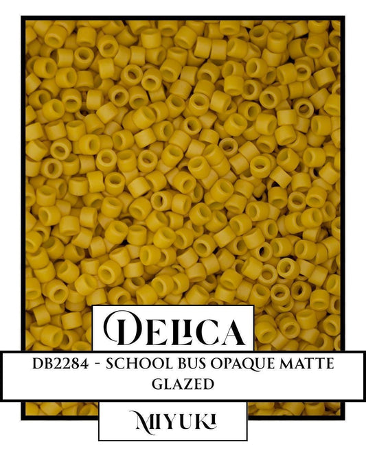 DB2284-Miyuki Delica 11/0:School Bus O/MA/GL (7 gram pkg ~1400 Pcs)
