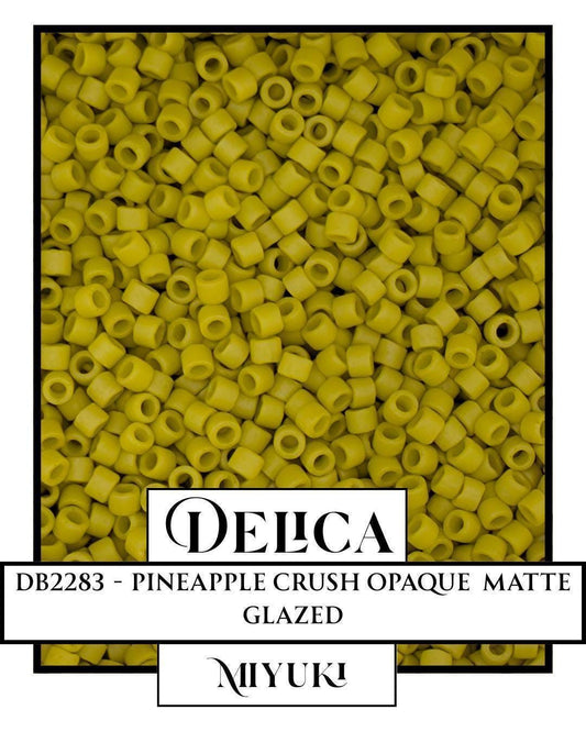 DB2283-Miyuki Delica 11/0:Pineapple Crush O/MA/GL (7 gram pkg ~1400 Pcs)