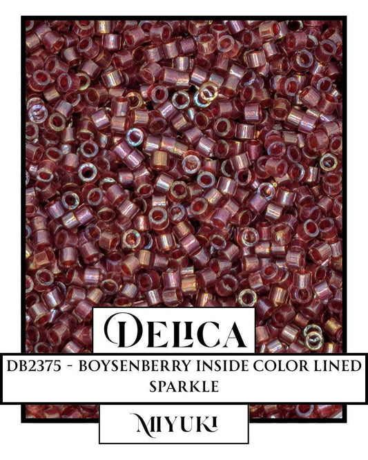 DB2375-Miyuki Delica 11/0:Boysenberry ICL/R (D) (7 gram pkg ~1400 Pcs)
